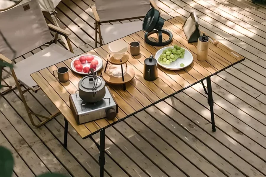 Lightweight Aluminum Camping Table